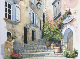 France travel sketching with Annette Morris June 2024